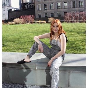 IAMGIA PLAID OVERALLS